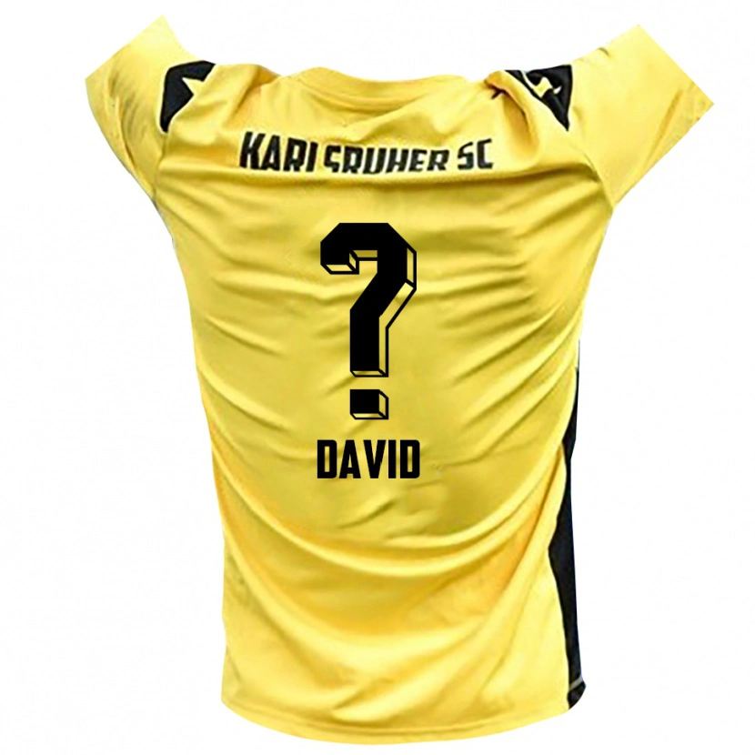 Danxen Heren Christin David #0 Geel Zwart Keepersshirt 2025/26 T-Shirt België