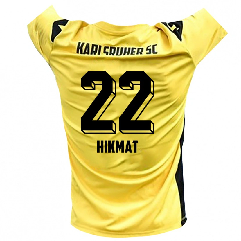 Danxen Heren Soufiane Hikmat #22 Geel Zwart Keepersshirt 2025/26 T-Shirt België