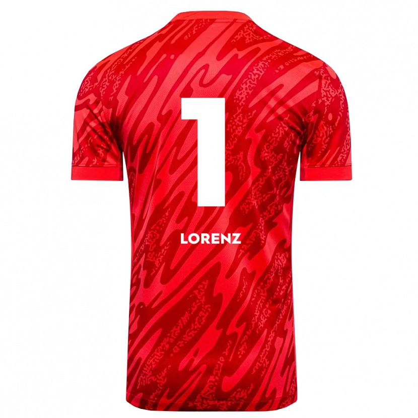 Danxen Heren Paul Lorenz #1 Rood Wit Keepersshirt 2025/26 T-Shirt België