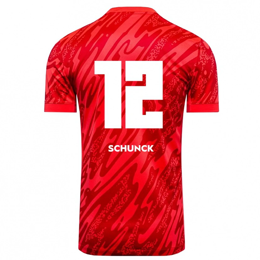 Danxen Heren Jan Schunck #12 Rood Wit Keepersshirt 2025/26 T-Shirt België