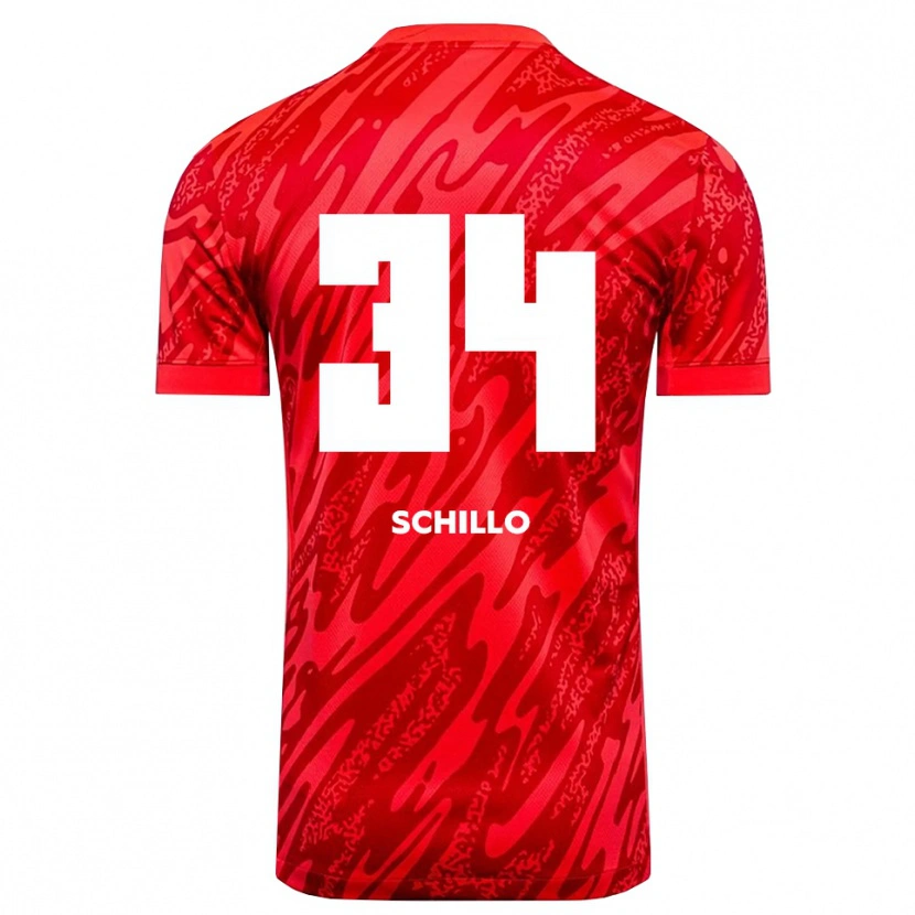 Danxen Heren Hannah Schillo #34 Rood Wit Keepersshirt 2025/26 T-Shirt België