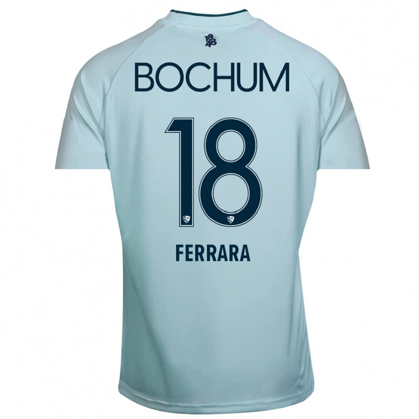Danxen Heren Noah-Ali Ferrara #18 Cyaan-Blauw Keepersshirt 2025/26 T-Shirt België