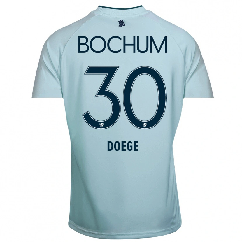Danxen Heren Leonie Doege #30 Cyaan-Blauw Keepersshirt 2025/26 T-Shirt België