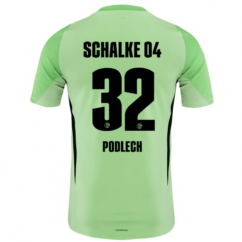 Danxen Heren Luca Podlech #32 Licht Groen Zwart Keepersshirt 2025/26 T-Shirt België