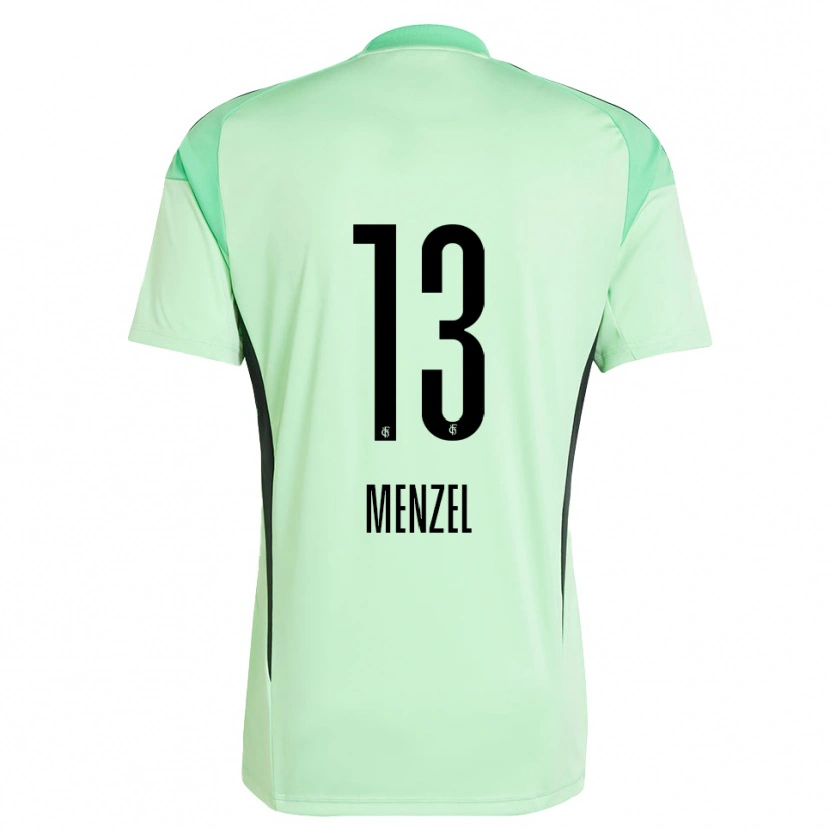 Danxen Heren Phillip Menzel #13 Licht Groen Zwart Keepersshirt 2025/26 T-Shirt België