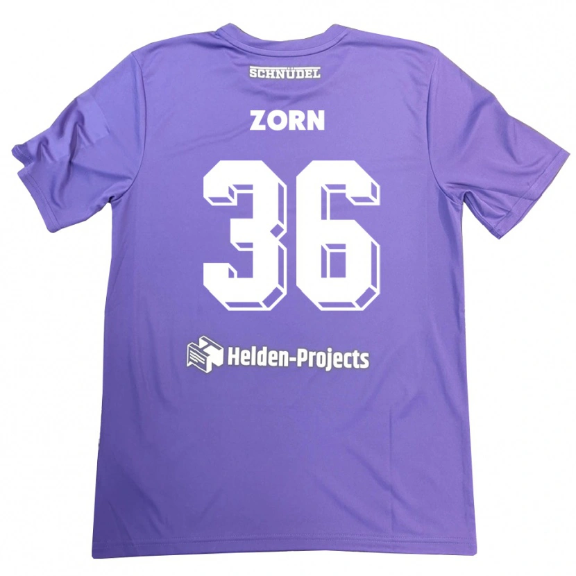 Danxen Heren Emil Zorn #36 Paars Wit Keepersshirt 2025/26 T-Shirt België