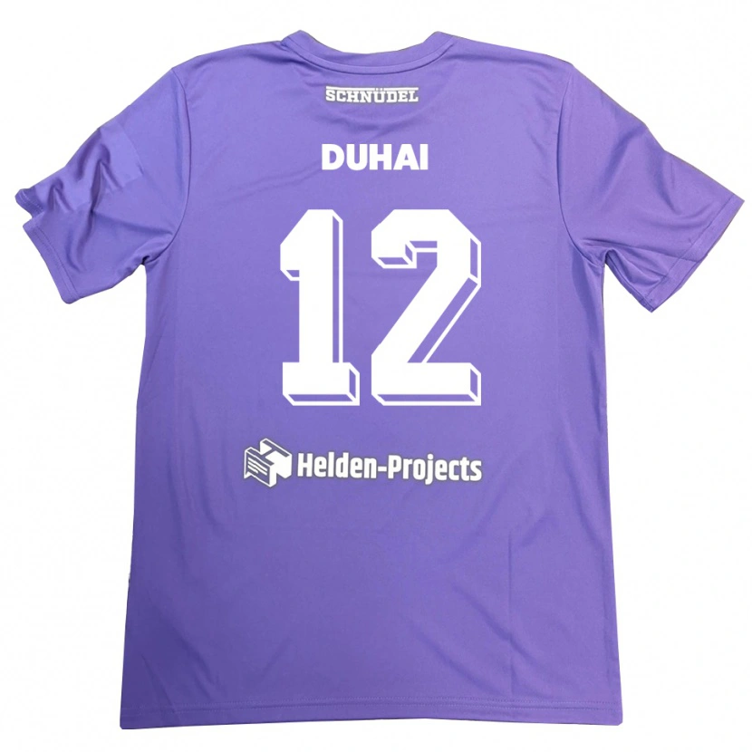 Danxen Heren Konstantin Duhai #12 Paars Wit Keepersshirt 2025/26 T-Shirt België