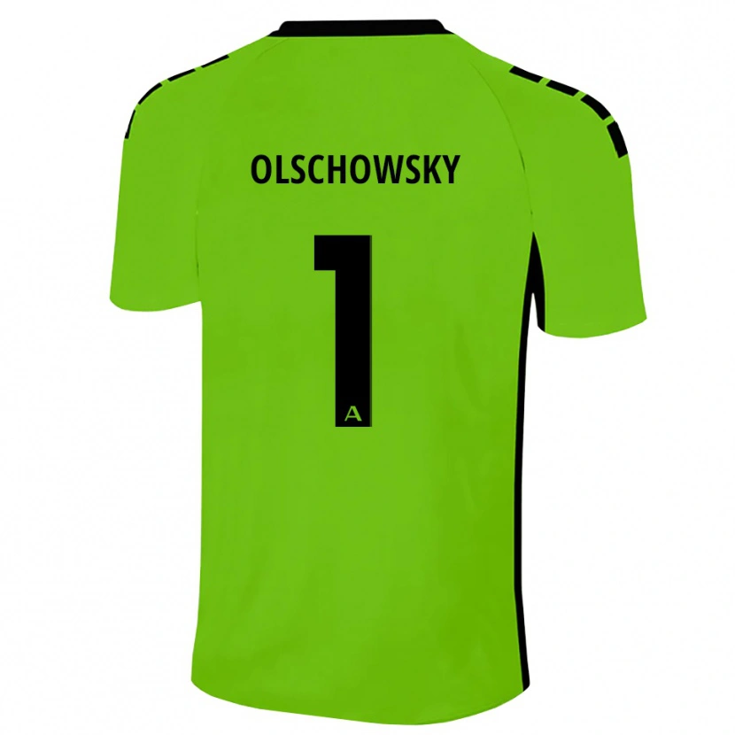 Danxen Heren Jan Olschowsky #1 Grasgroen Zwart Keepersshirt 2025/26 T-Shirt België