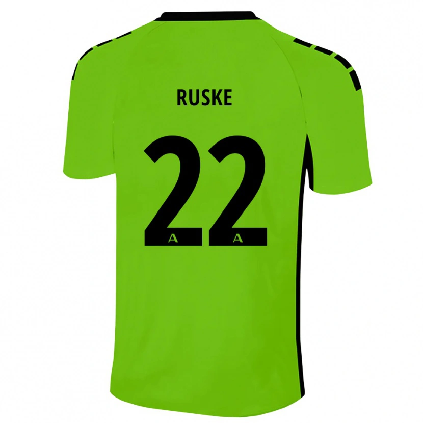 Danxen Heren Neo Ruske #22 Grasgroen Zwart Keepersshirt 2025/26 T-Shirt België