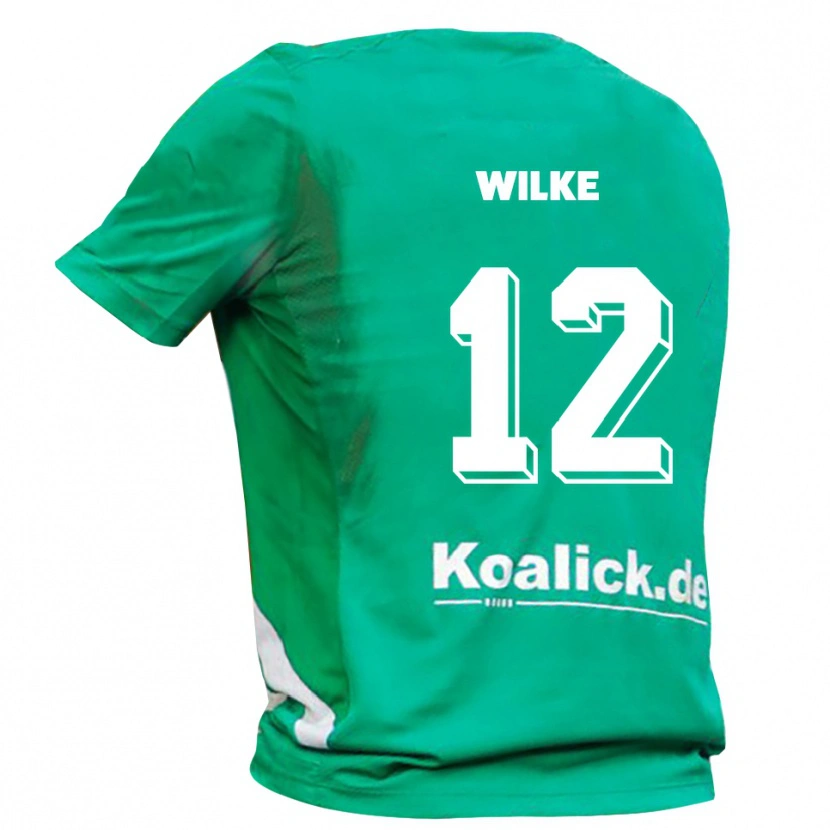 Danxen Heren Malte Wilke #12 Groen Wit Keepersshirt 2025/26 T-Shirt België