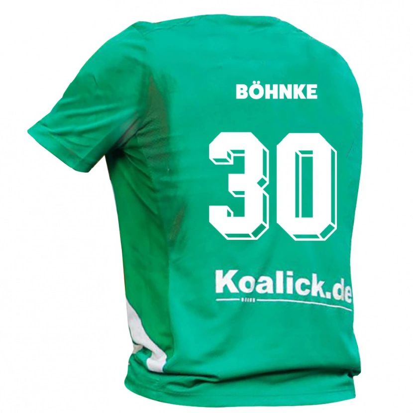 Danxen Heren Max Böhnke #30 Groen Wit Keepersshirt 2025/26 T-Shirt België