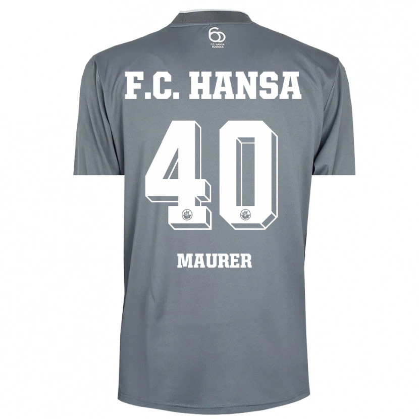 Danxen Heren Erik Maurer #40 Lichtgrijs Wit Keepersshirt 2025/26 T-Shirt België