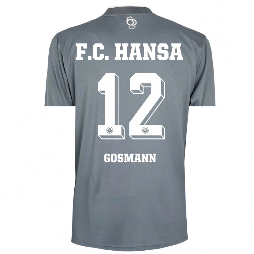 Danxen Heren Hermann Gosmann #12 Lichtgrijs Wit Keepersshirt 2025/26 T-Shirt België