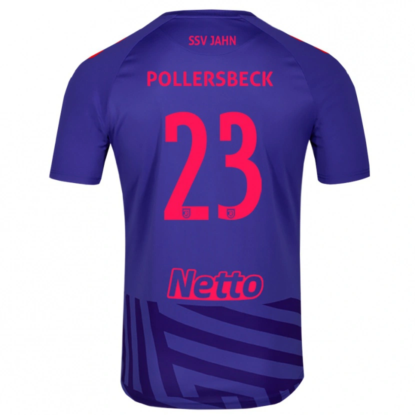 Danxen Heren Julian Pollersbeck #23 Koningsblauw Rood Keepersshirt 2025/26 T-Shirt België