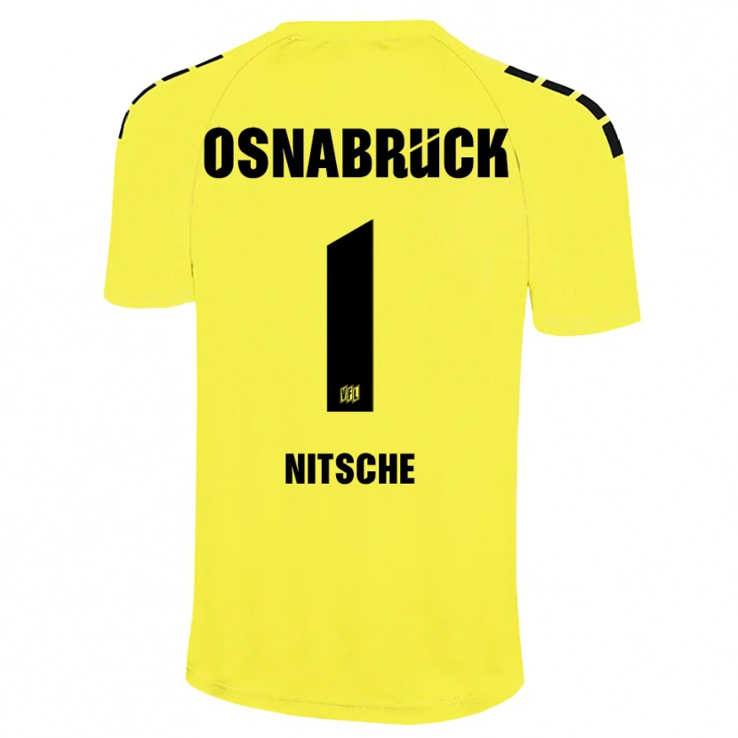 Danxen Heren Till Nitsche #1 Geel Zwart Keepersshirt 2025/26 T-Shirt België