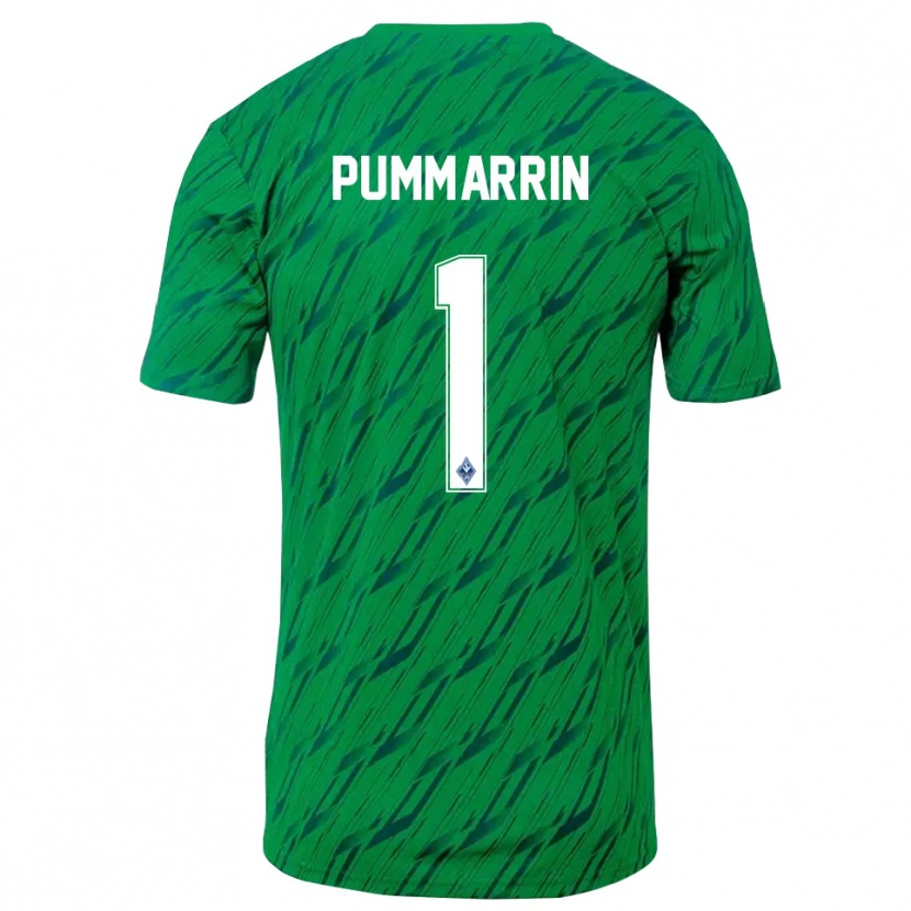 Danxen Heren Kritsana Pummarrin #1 Groen Wit Keepersshirt 2025/26 T-Shirt België