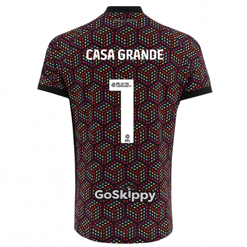 Danxen Heren Josey Casa-Grande #1 Zwart Wit Keepersshirt 2025/26 T-Shirt België