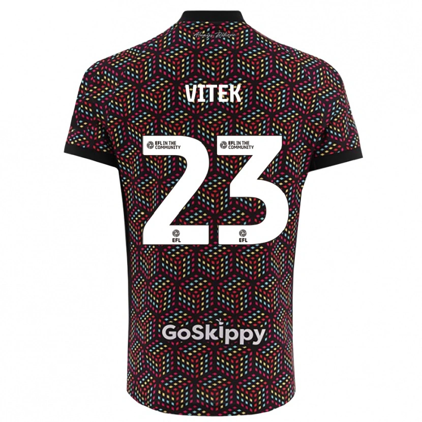 Danxen Heren Radek Vítek #23 Zwart Wit Keepersshirt 2025/26 T-Shirt België