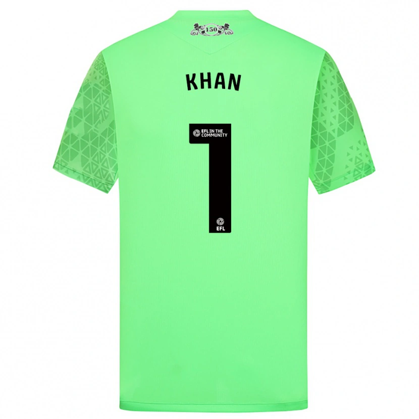 Danxen Heren Adam Khan #1 Fluorescerend Groen Keepersshirt 2025/26 T-Shirt België