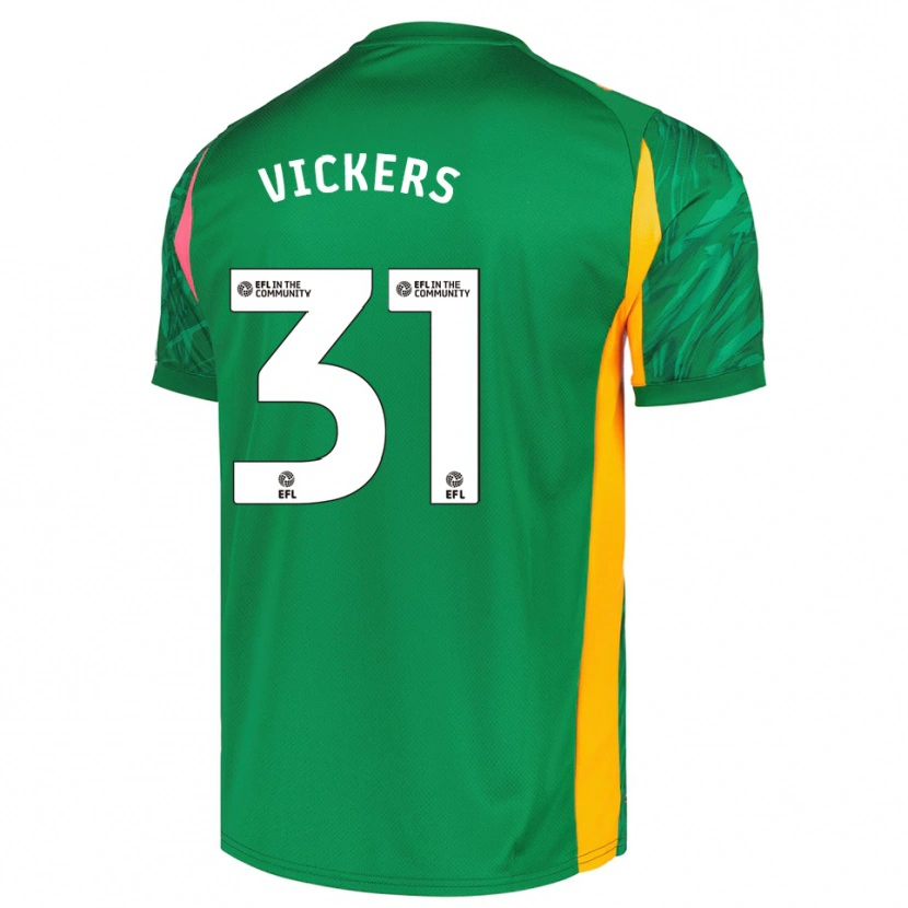 Danxen Heren Josh Vickers #31 Groen Roze Keepersshirt 2025/26 T-Shirt België
