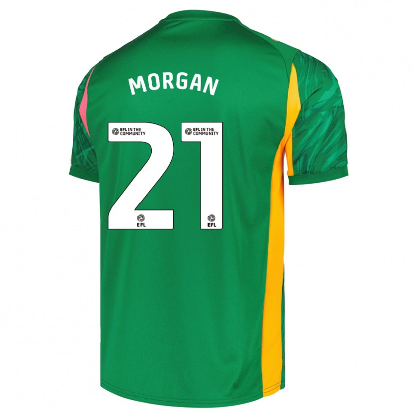 Danxen Heren Sarah Morgan #21 Groen Roze Keepersshirt 2025/26 T-Shirt België