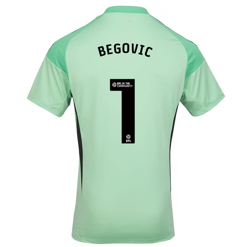 Danxen Heren Asmir Begovic #1 Lichtgroen Zwart Keepersshirt 2025/26 T-Shirt België