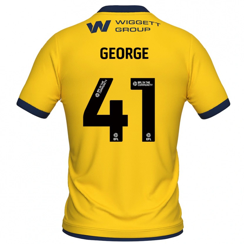 Danxen Heren George Evans #41 Geel Zwart Keepersshirt 2025/26 T-Shirt België