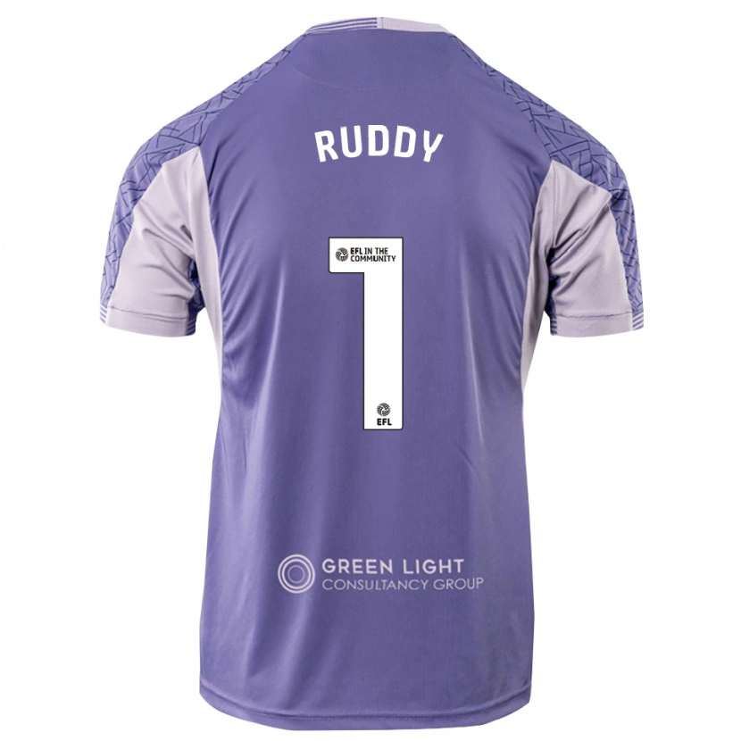Danxen Heren Jack Ruddy #1 Licht Paars Keepersshirt 2025/26 T-Shirt België