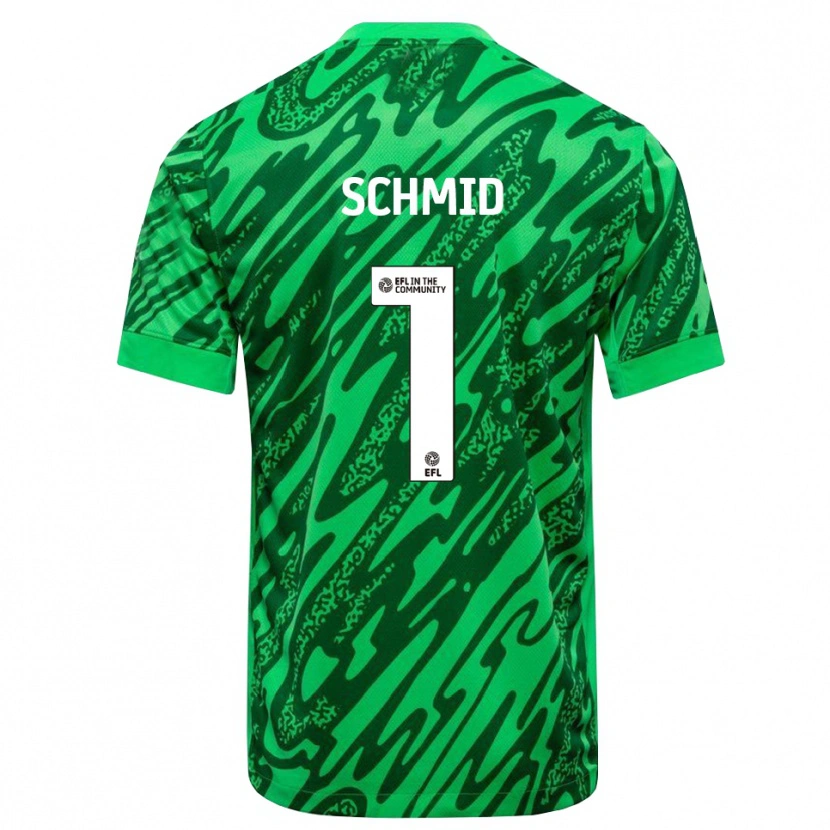 Danxen Heren Nicolas Schmid #1 Bos Groen Keepersshirt 2025/26 T-Shirt België