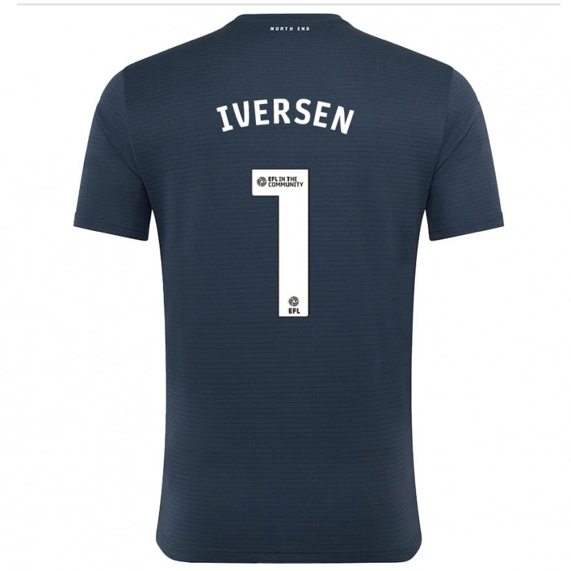 Danxen Heren Daniel Iversen #1 Zwart Wit Keepersshirt 2025/26 T-Shirt België