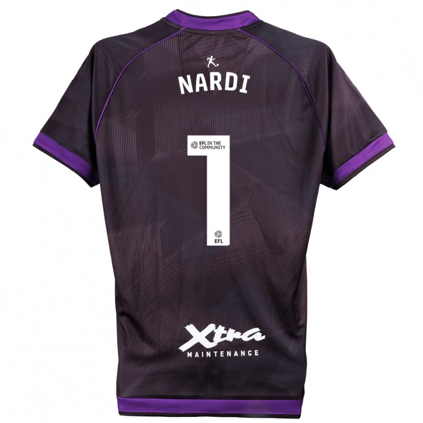 Danxen Heren Paul Nardi #1 Paars Wit Keepersshirt 2025/26 T-Shirt België