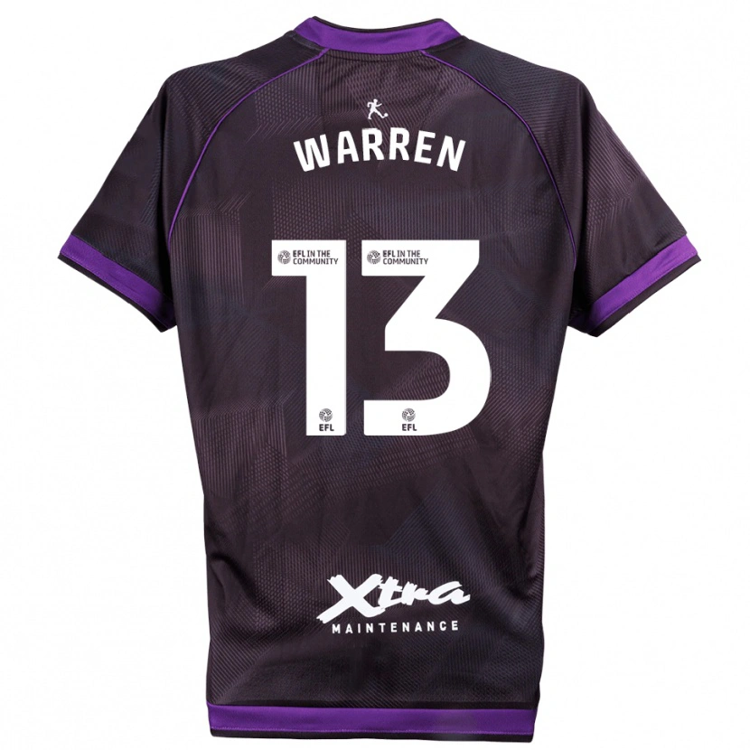 Danxen Heren Charlie Warren #13 Paars Wit Keepersshirt 2025/26 T-Shirt België
