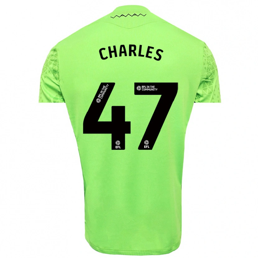 Danxen Heren Pierce Charles #47 Limoen Zwart Keepersshirt 2025/26 T-Shirt België