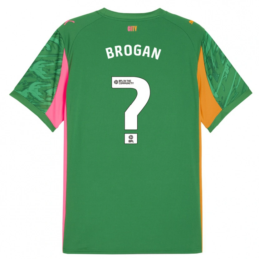Danxen Heren Adam Brogan #0 Groen Oranje Keepersshirt 2025/26 T-Shirt België