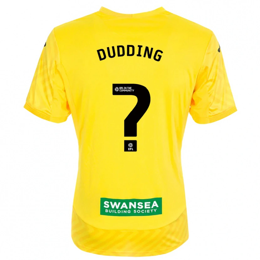 Danxen Heren Isaac Dudding #0 Geel Zwart Keepersshirt 2025/26 T-Shirt België