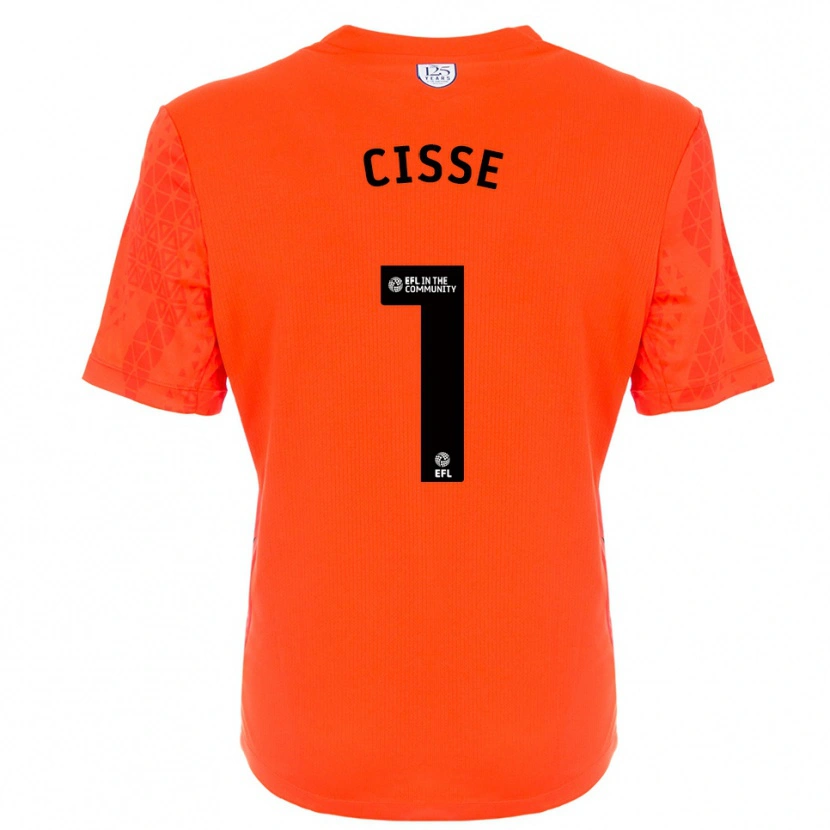 Danxen Heren Ben Cisse #1 Oranje Zwart Keepersshirt 2025/26 T-Shirt België
