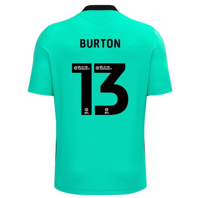 Danxen Heren Callum Burton #13 Medium Turquoise Keepersshirt 2025/26 T-Shirt België