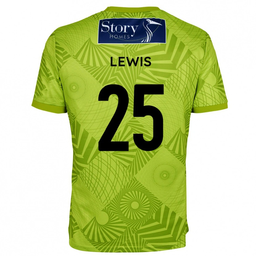 Danxen Heren Harry Lewis #25 Geel Groen Keepersshirt 2025/26 T-Shirt België