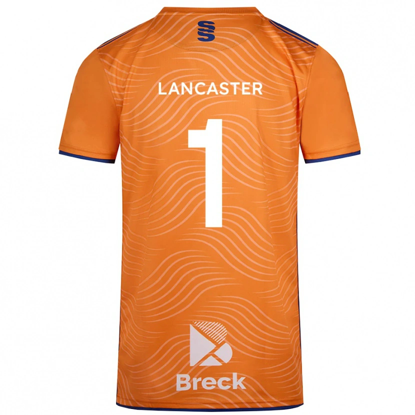 Danxen Heren Aaron Lancaster #1 Oranje Zwart Keepersshirt 2025/26 T-Shirt België