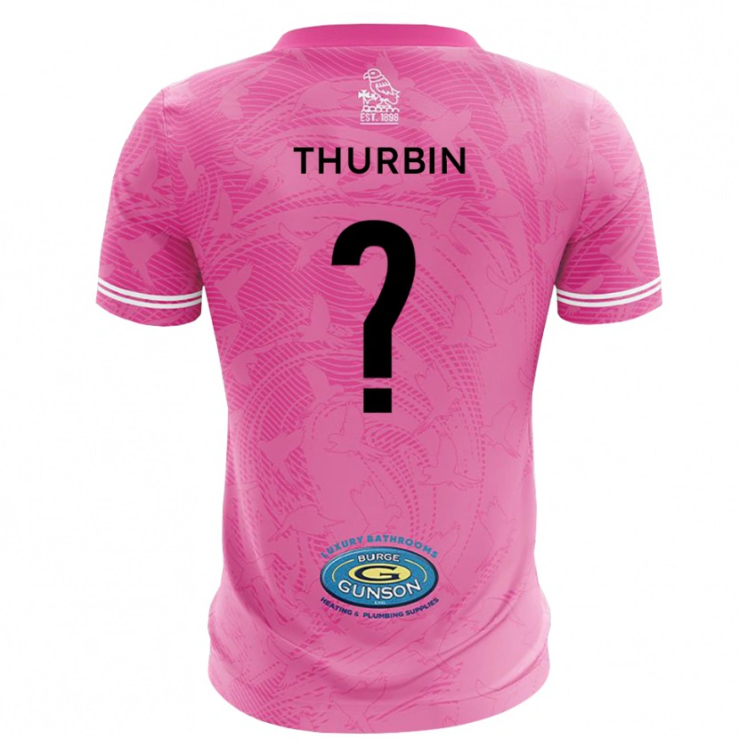 Danxen Heren Johnny Thurbin #0 Roze Wit Keepersshirt 2025/26 T-Shirt België