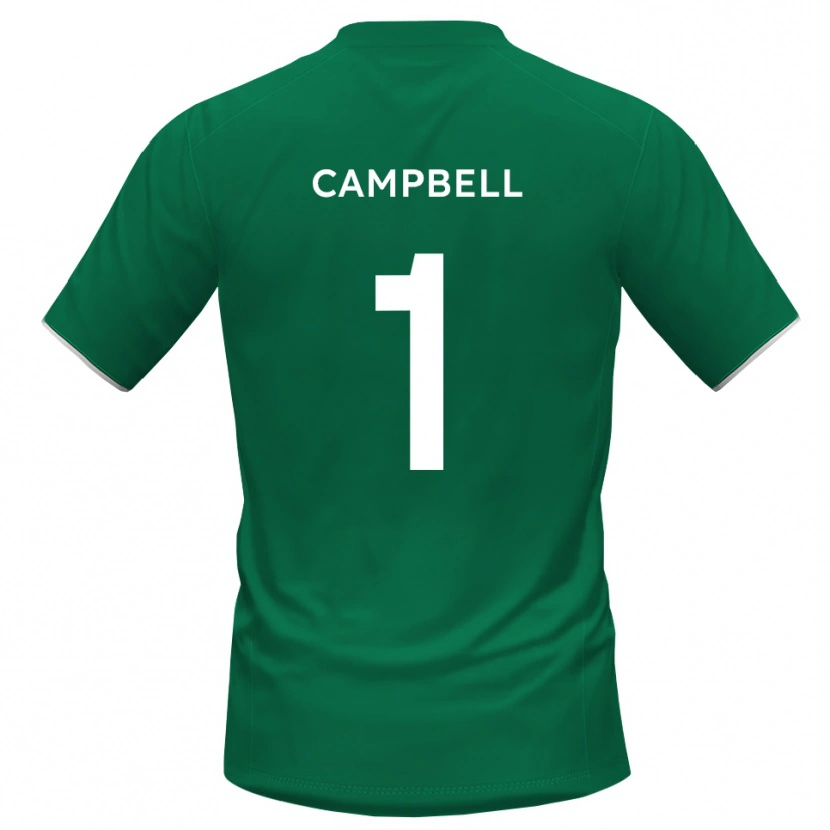 Danxen Heren Maison Campbell #1 Groen Wit Keepersshirt 2025/26 T-Shirt België