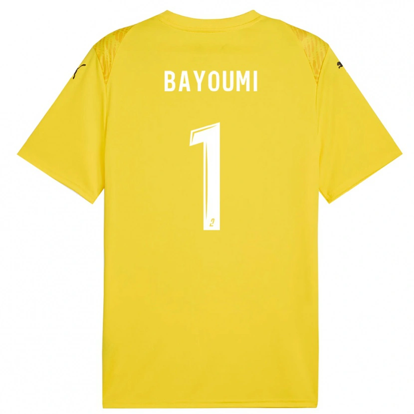 Danxen Heren Gibril Bayoumi #1 Geel Wit Keepersshirt 2025/26 T-Shirt België
