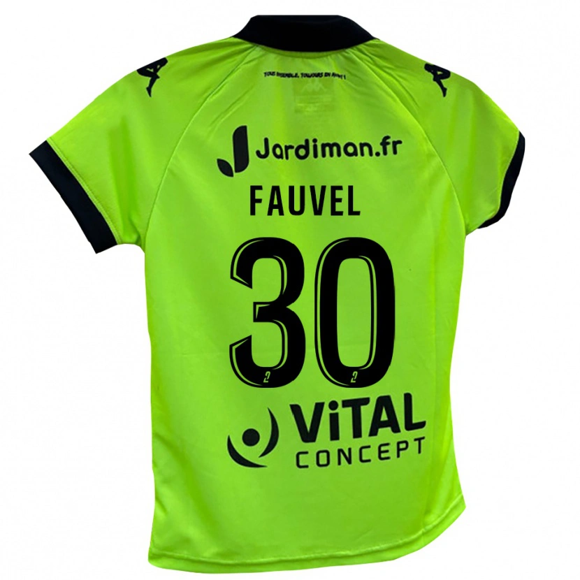 Danxen Heren Agathe Fauvel #30 Neon Groen Keepersshirt 2025/26 T-Shirt België
