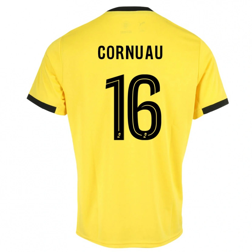Danxen Heren Nino Cornuau #16 Geel Zwart Keepersshirt 2025/26 T-Shirt België