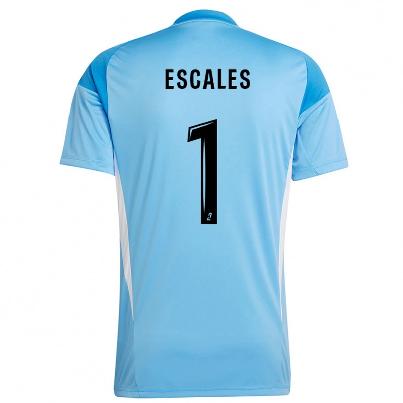 Danxen Heren Florian Escales #1 Hemelsblauw Wit Keepersshirt 2025/26 T-Shirt België