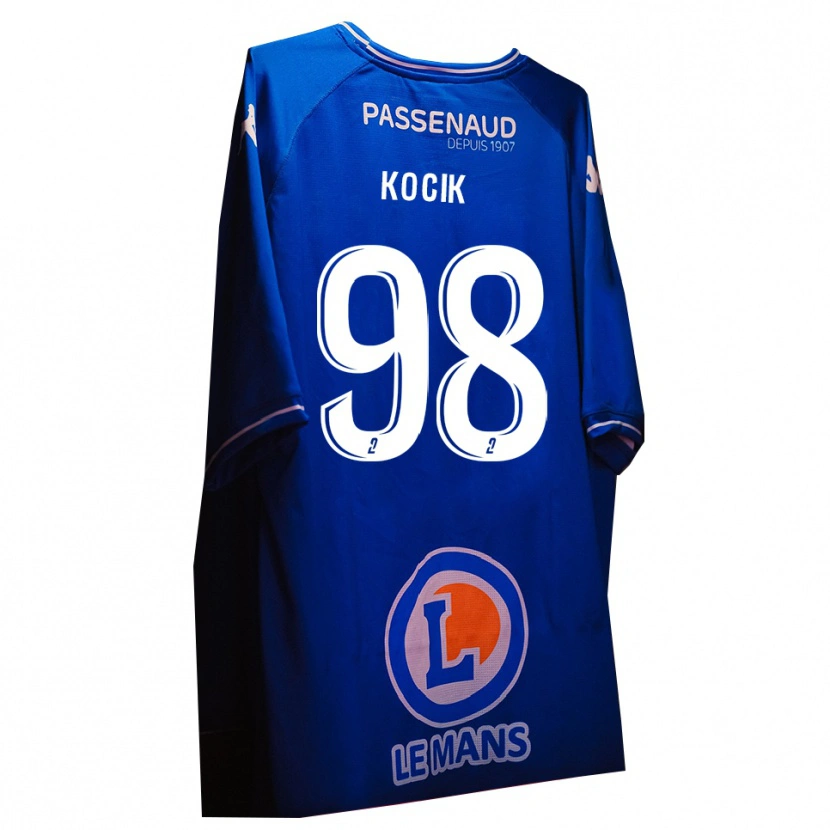 Danxen Heren Nicolas Kocik #98 Koninklijk Blauw Wit Keepersshirt 2025/26 T-Shirt België