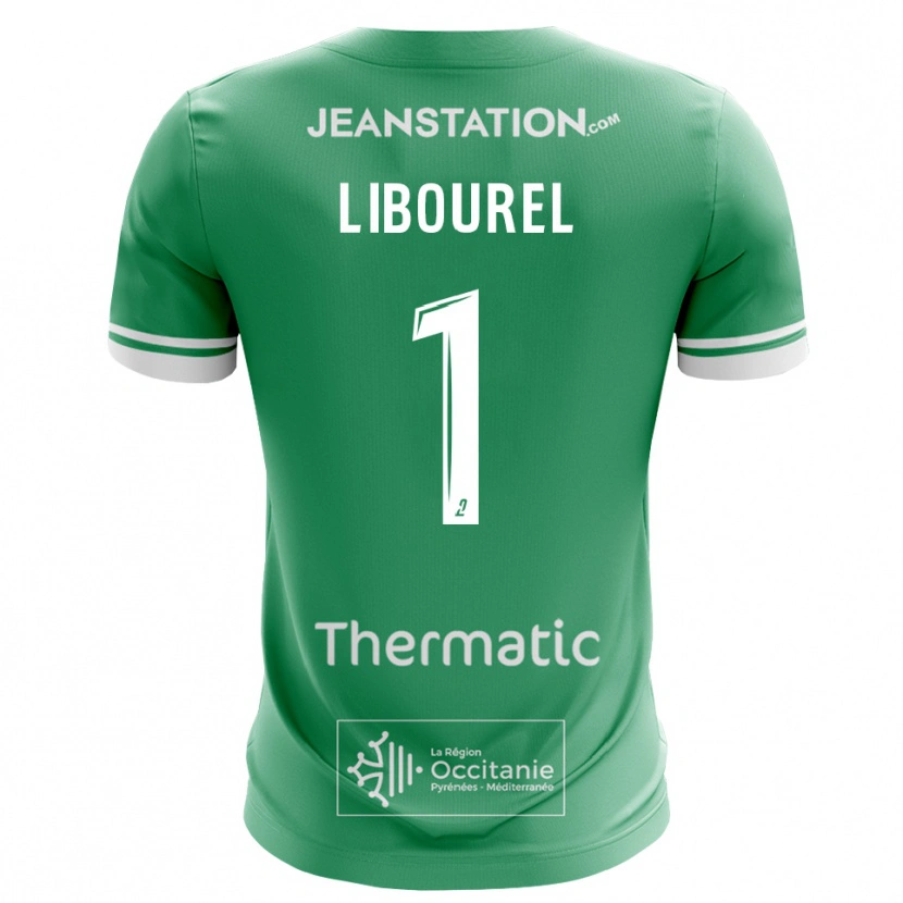 Danxen Heren Laurie Libourel #1 Groen Wit Keepersshirt 2025/26 T-Shirt België