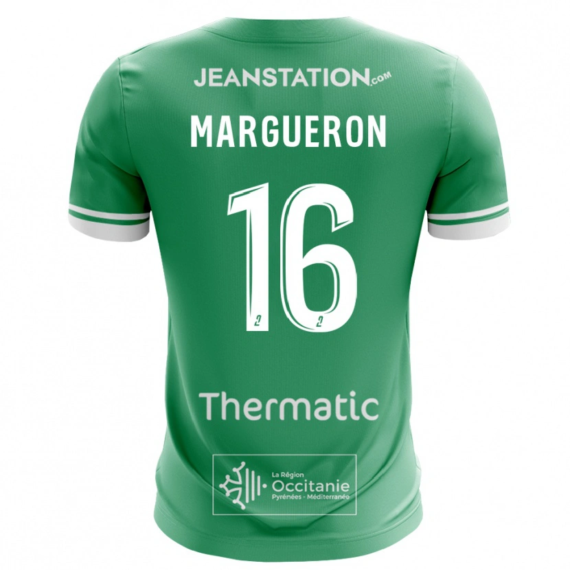 Danxen Heren Lucas Margueron #16 Groen Wit Keepersshirt 2025/26 T-Shirt België