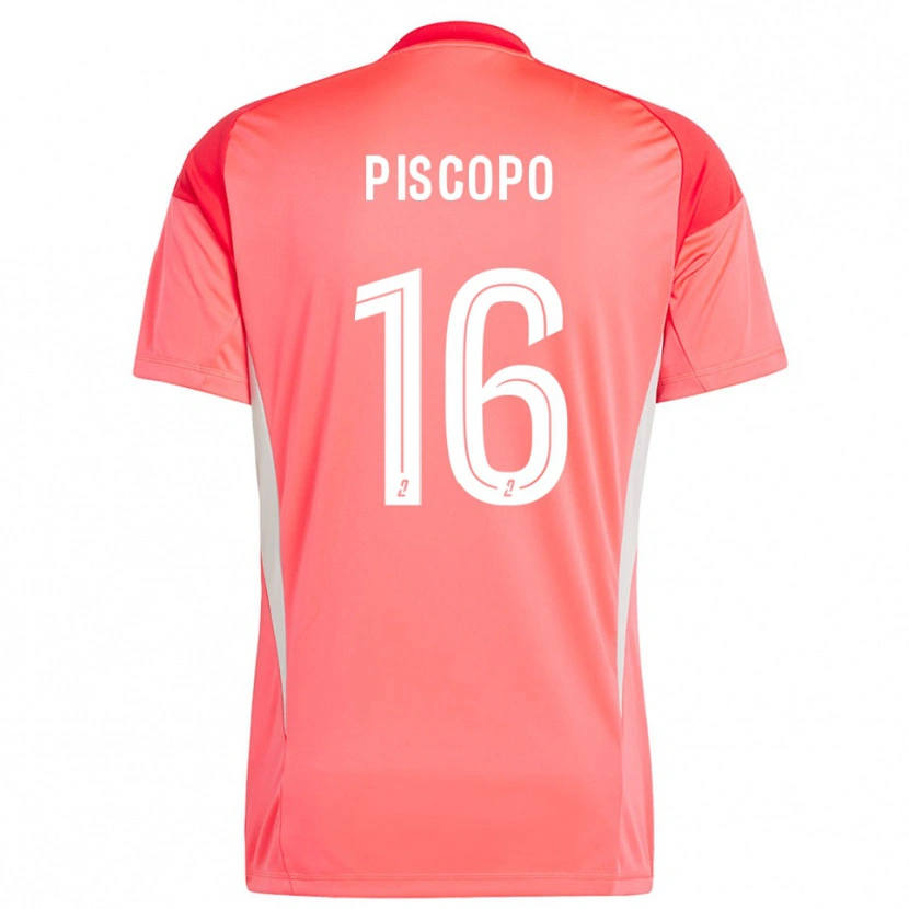 Danxen Heren Ange Piscopo #16 Oranje Rood Wit Keepersshirt 2025/26 T-Shirt België