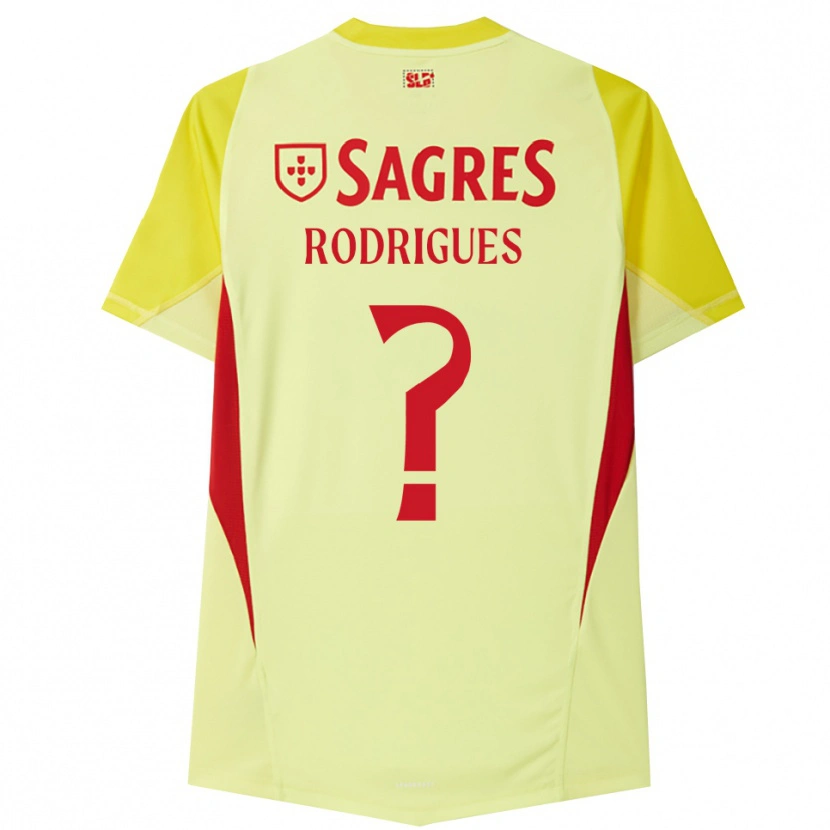 Danxen Heren Miguel Rodrigues #0 Geel Rood Keepersshirt 2025/26 T-Shirt België